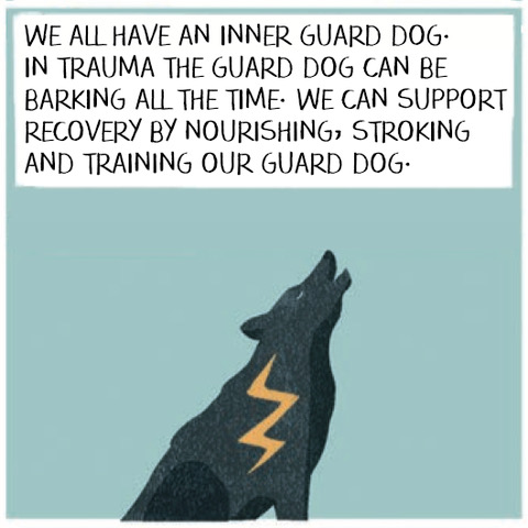 How to soothe your inner guard dog – four approaches to working with trauma